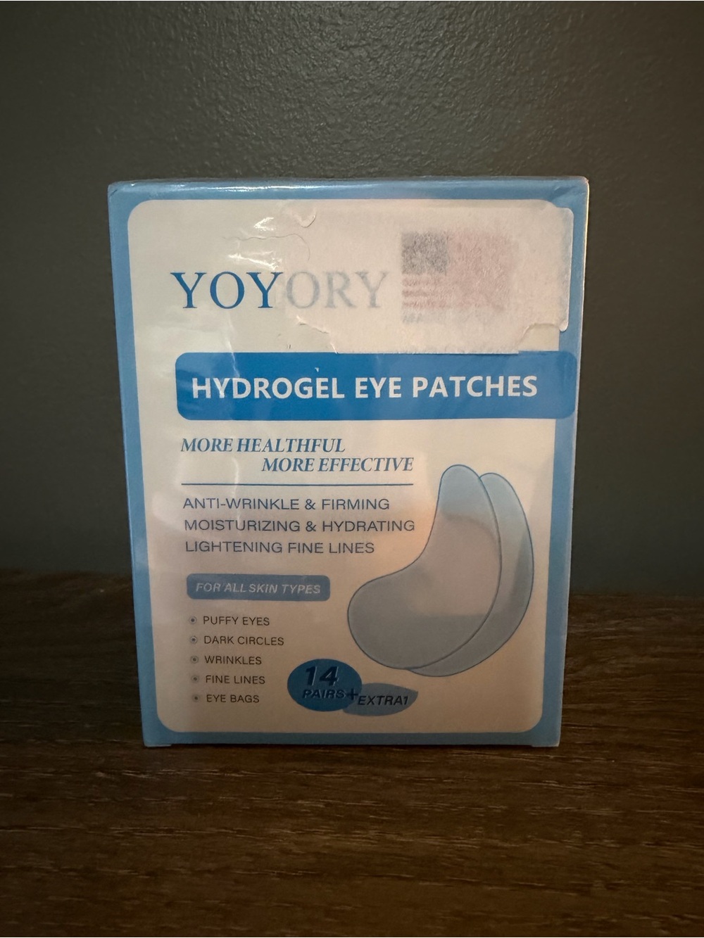 Blue Hydrogel Eye Patches - Moisturizing & Anti-Wrinkle